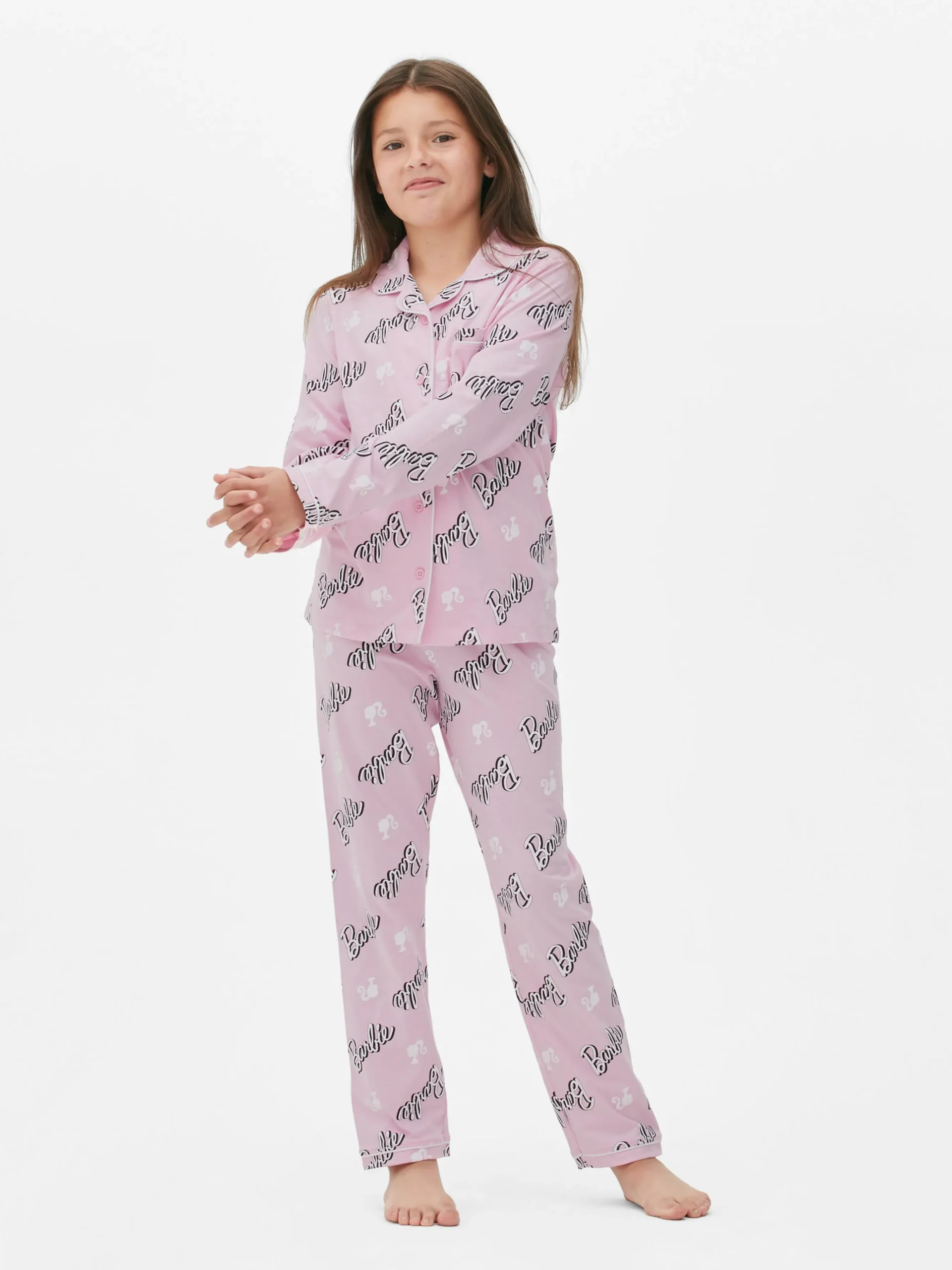 Pijama Camisa Manga Comprida Barbie
