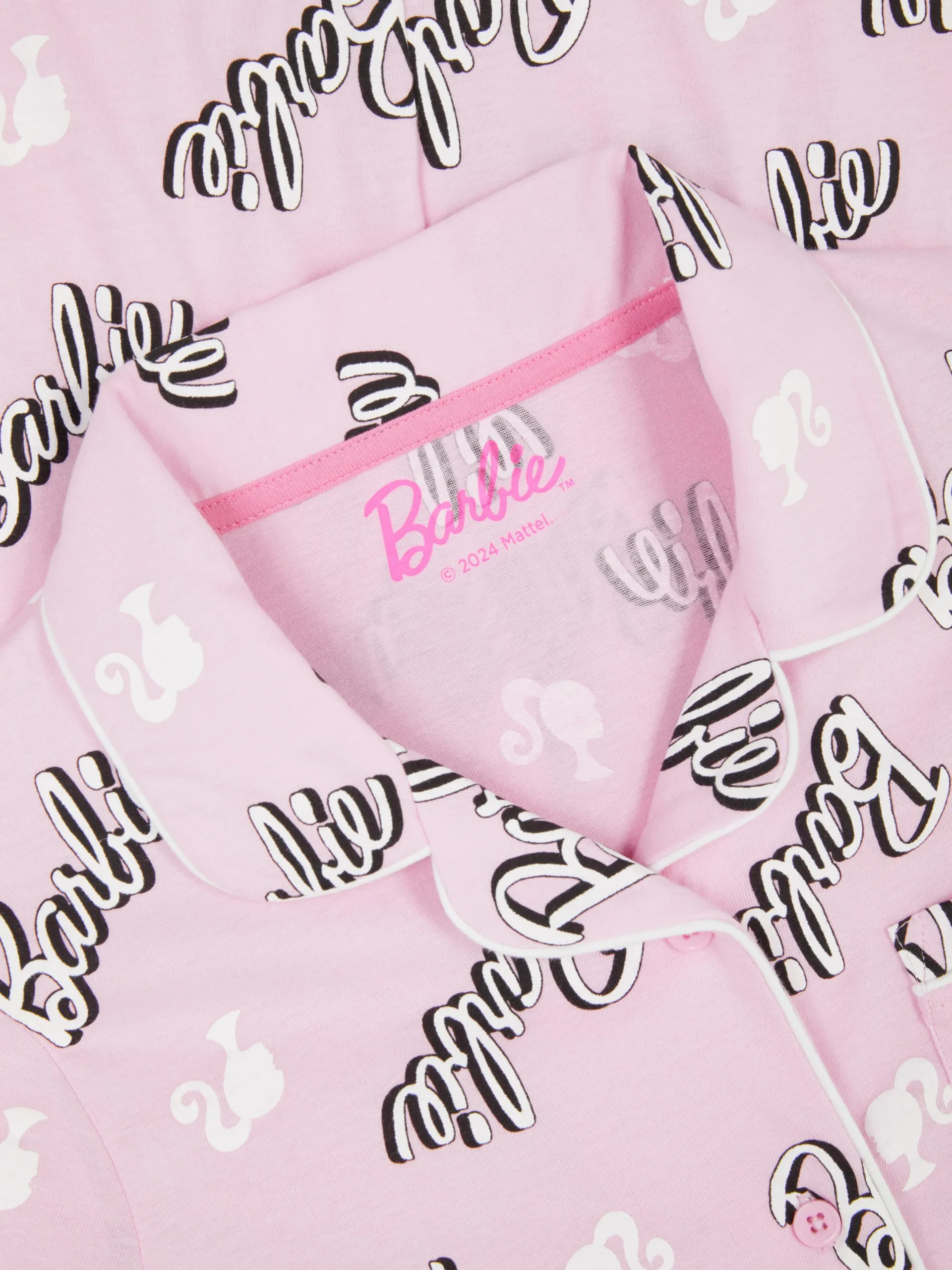 Pijama Camisa Manga Comprida Barbie