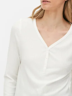 Pijama Camisola Manga Comprida/calças Xadrez