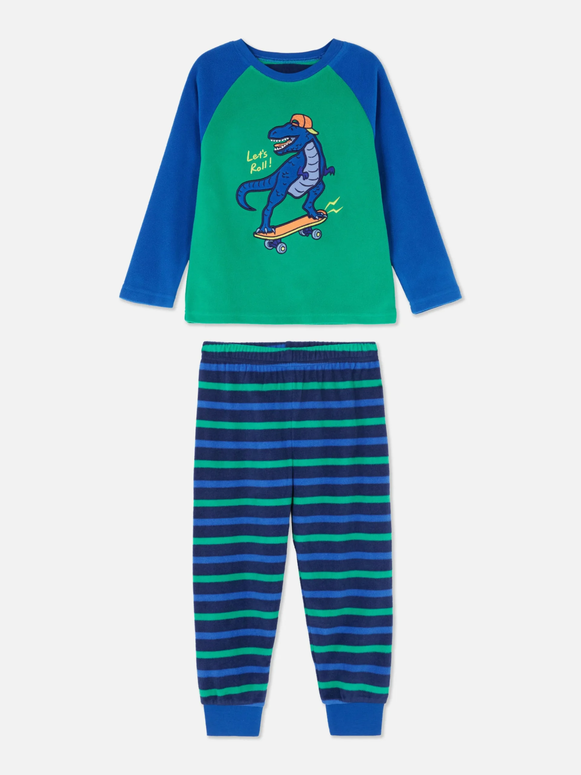 Pijama Malha Polar Dinossauro
