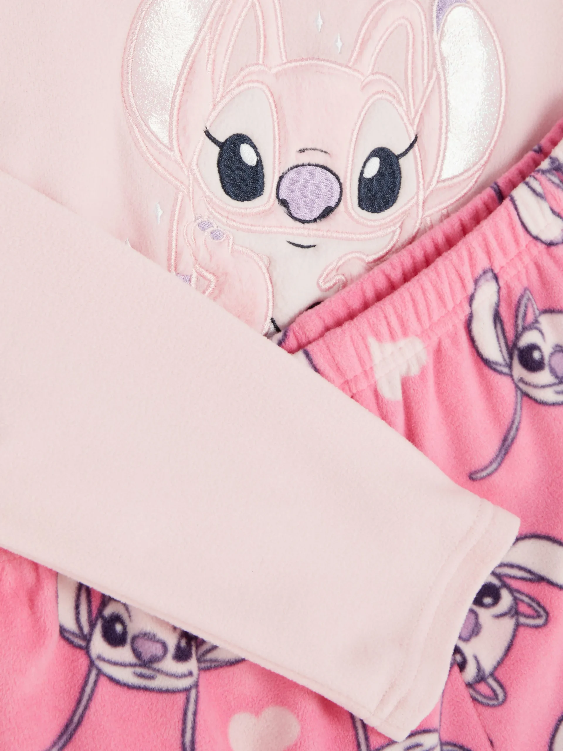 Pijama Malha Polar Disney Stitch Angel