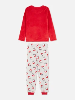 Pijama Malha Polar Preguiça Natal