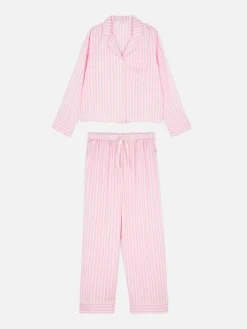 Pijama Manga Comprida Cetim