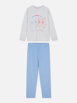 Pijama Manga Comprida Disney Stitch