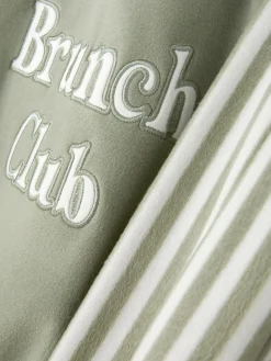 Pijama Manga Comprida Slogan