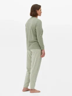 Pijama Manga Comprida Slogan