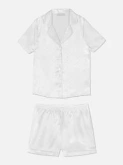 Pijama Manga Curta Cetim