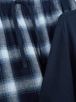 Pijama Padrão Xadrez Algodão Escovado