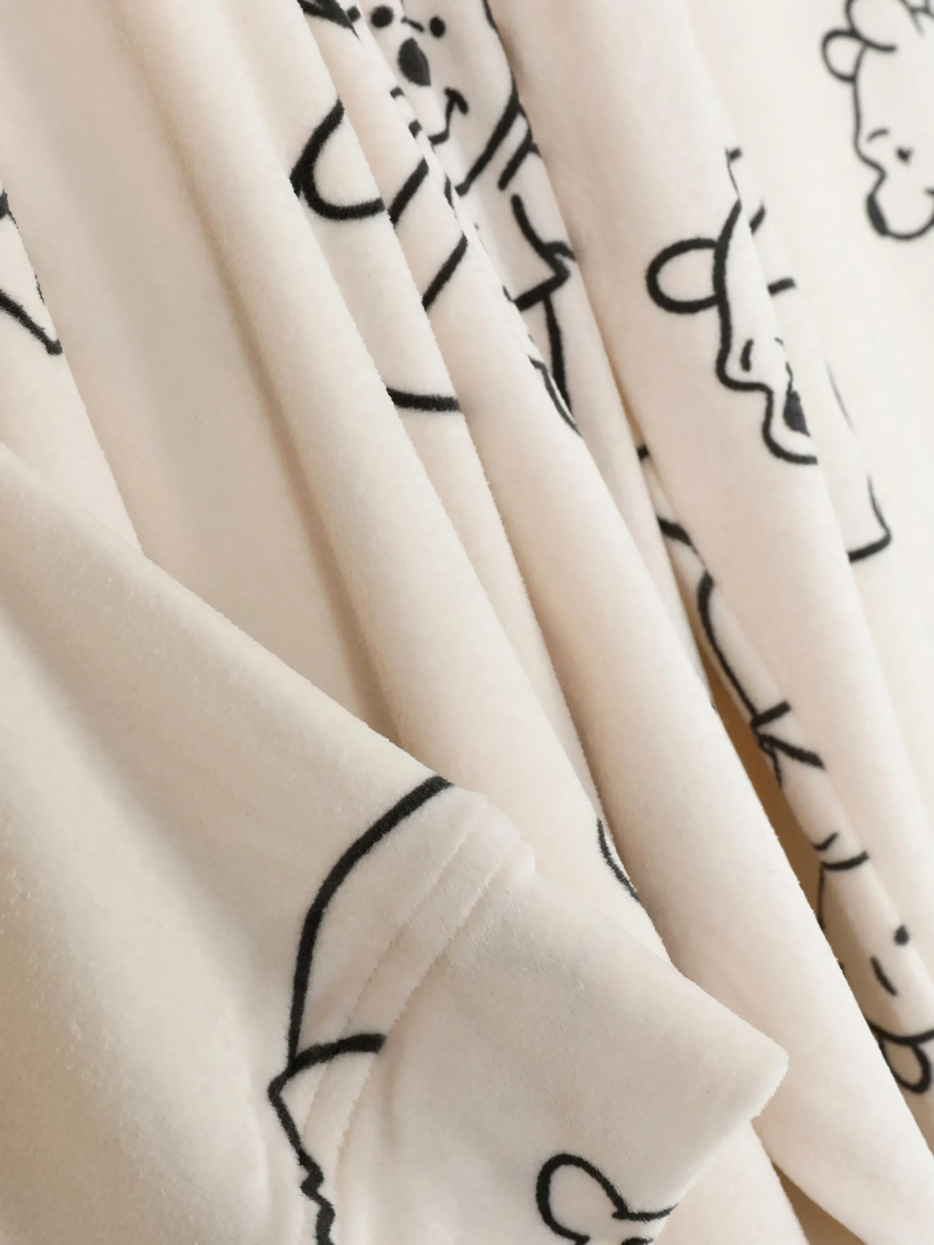 Pijama Polar Manga Comprida Personagens Disney