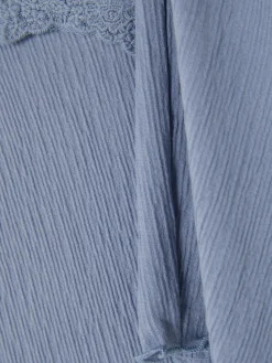 Pijama Top Alças Curto Enrugado/calções