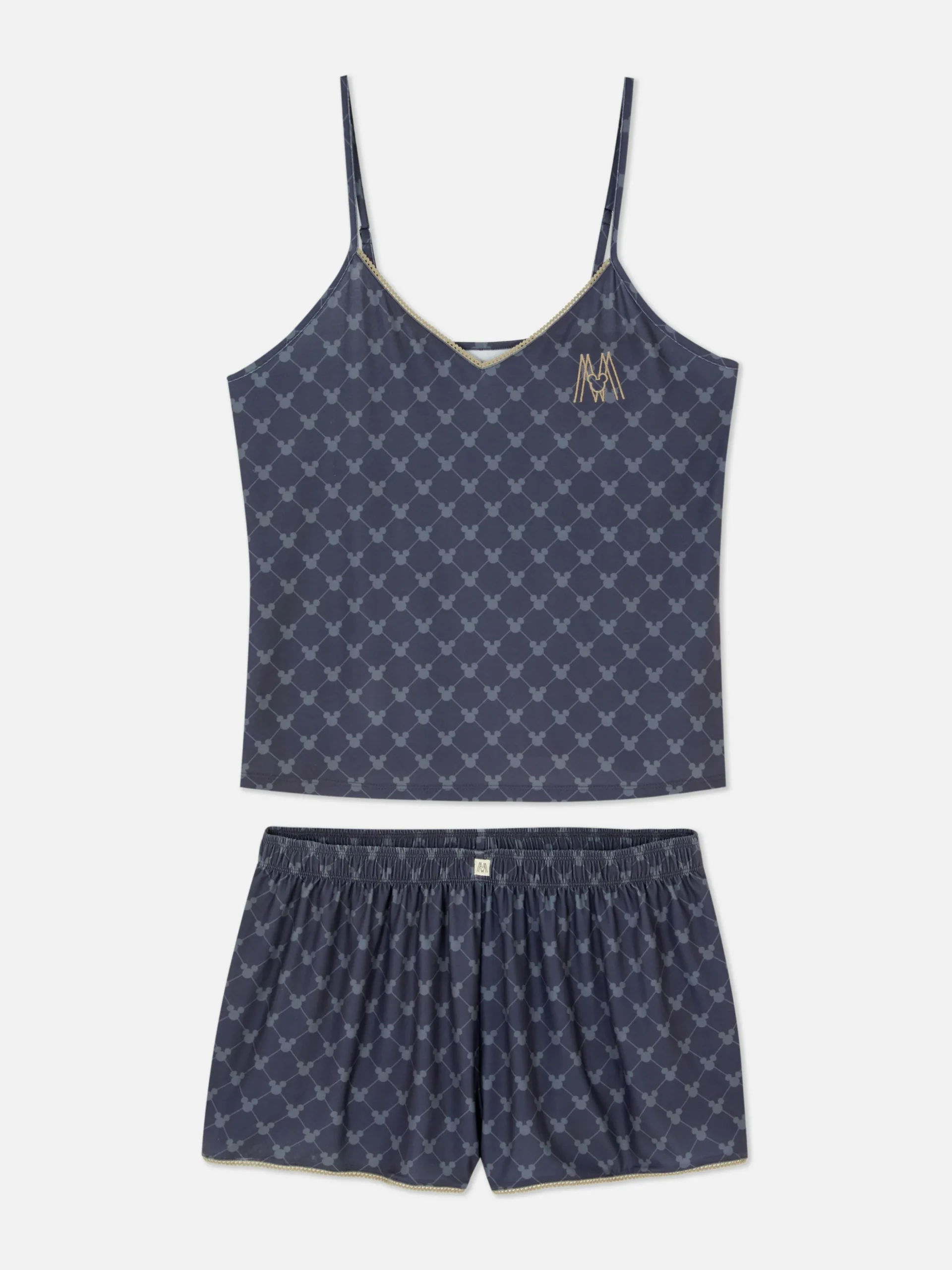 Pijama Top Alças Disney Mickey Mouse