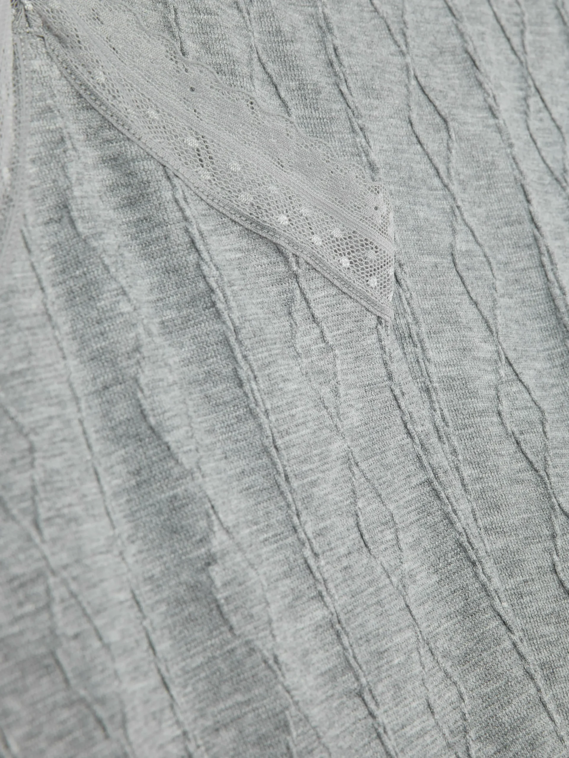 Pijama Top Alças Malha Entrançada