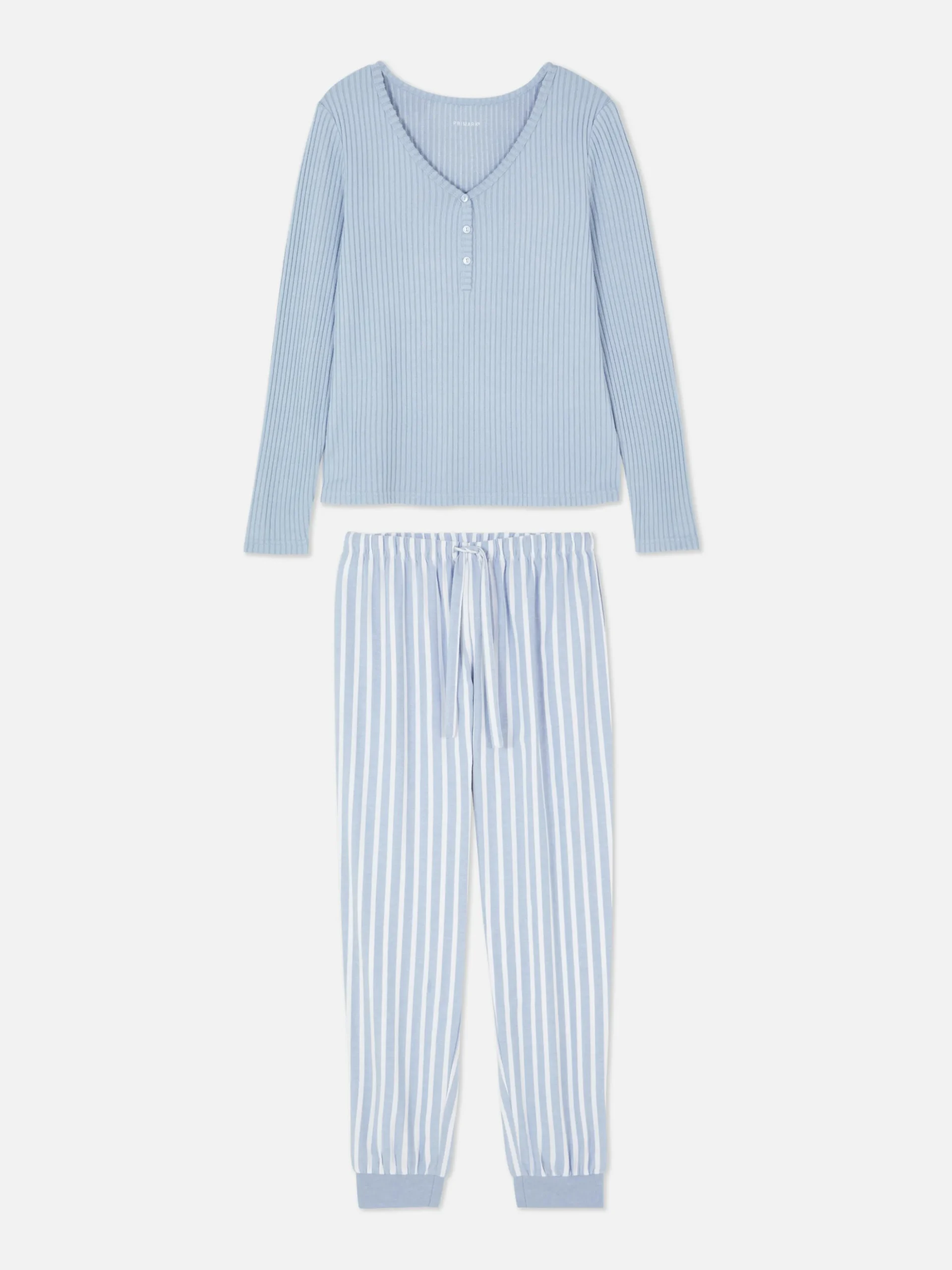 Pijama Top Gola Padre/calças C/ Padrão