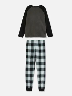 Pijama Veludo Xadrez