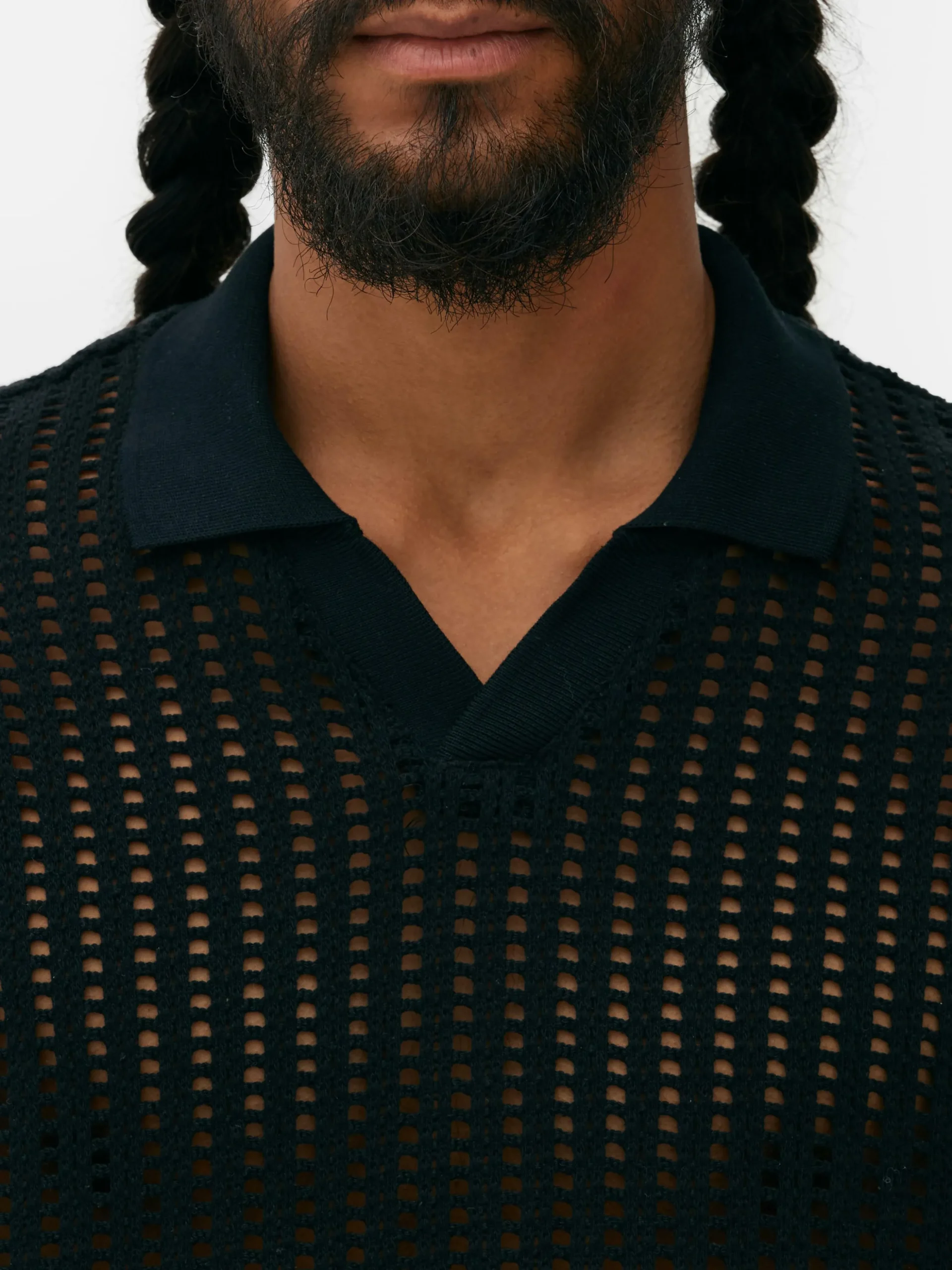 Polo Croché Ponto Aberto