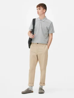 Polo Manga Curta Piqué