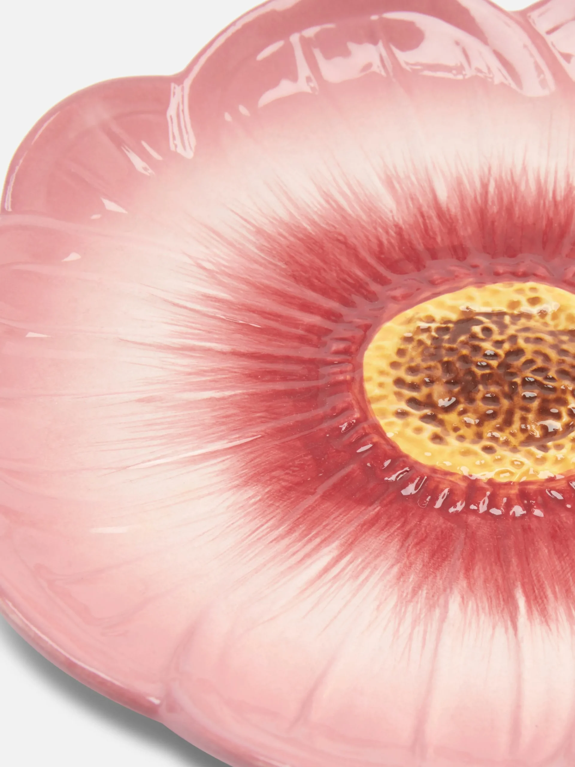 Prato Pão Texturado Padrão Floral