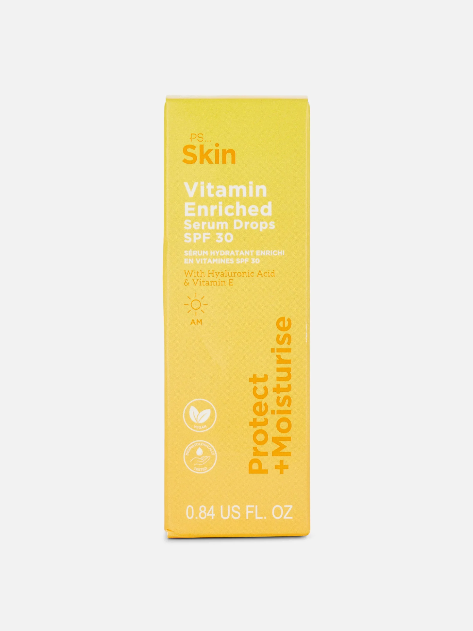 PS... Gotas Sérum Enriquecido Vitaminas Pele SPF 30