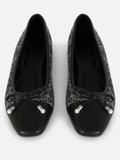 Sabrinas Rasas Biqueira Contraste Bouclé