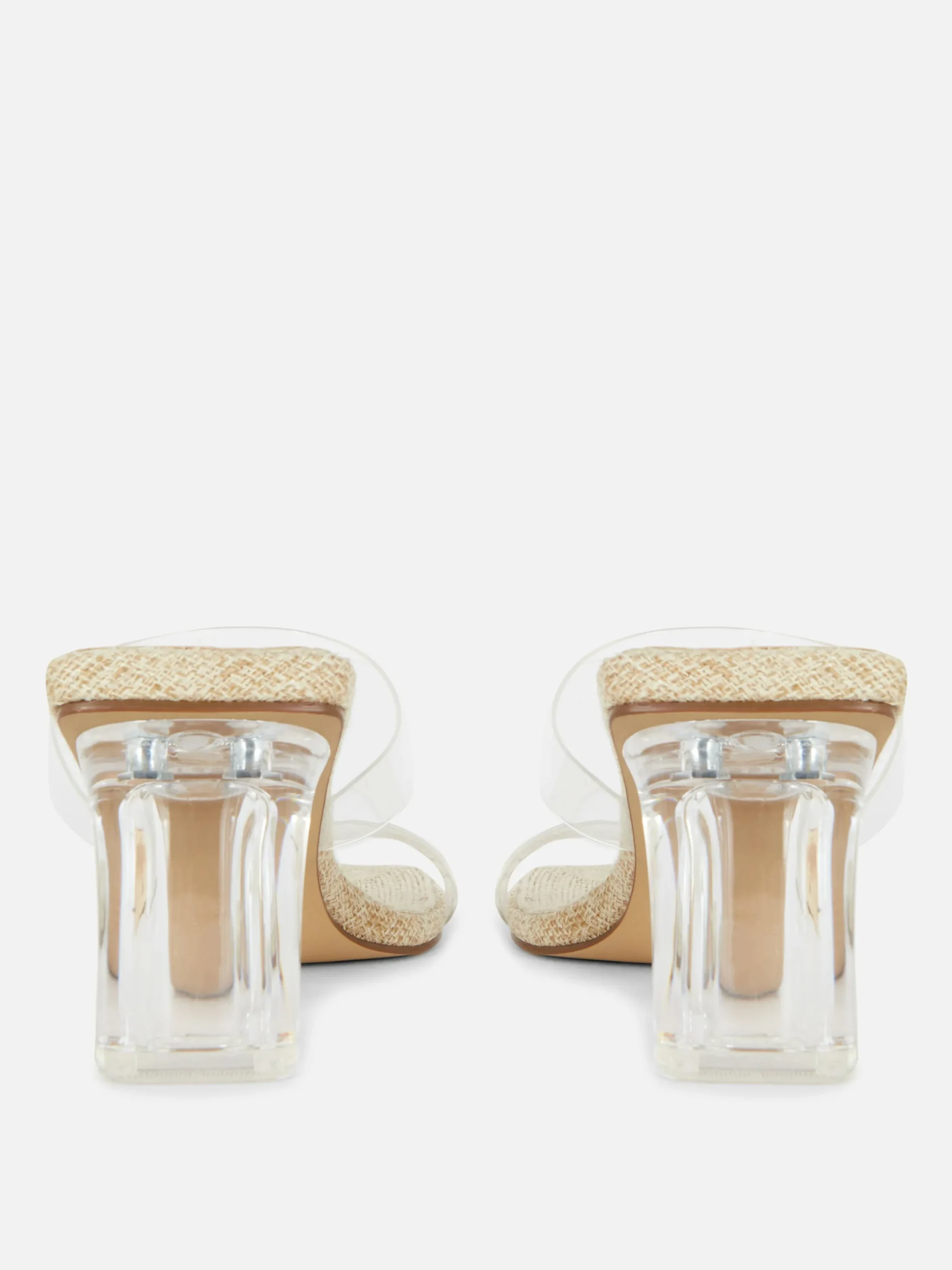 Sandálias Salto Alto Paula Echevarría Transparentes