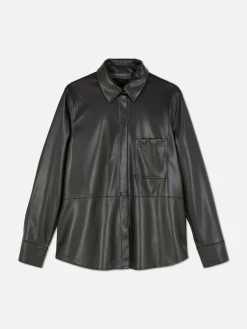 Sobrecamisa Imitação Pele