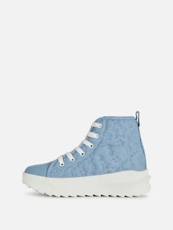 Ténis Cano Alto Sola Grossa Estrelas