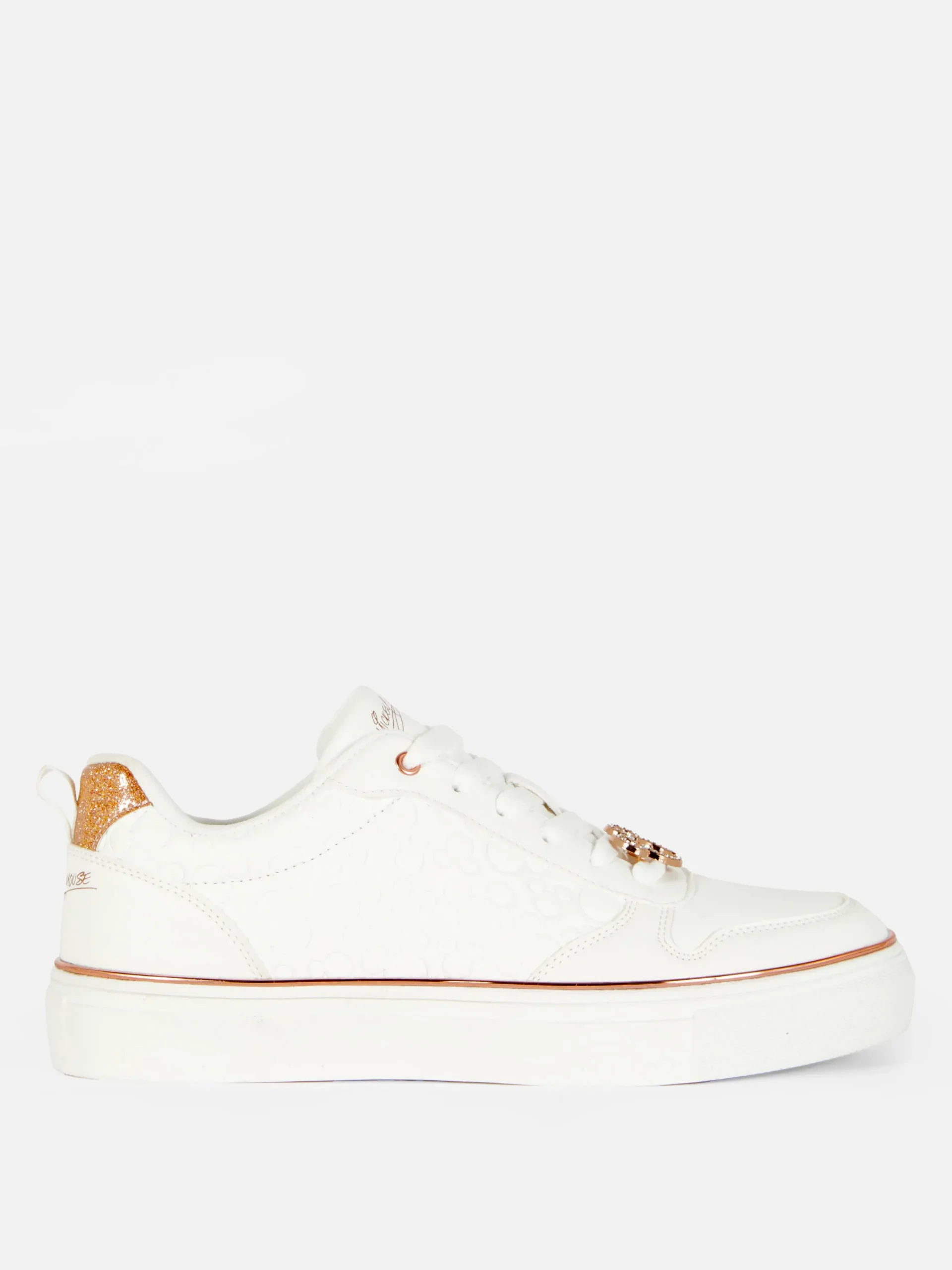 Ténis Cano Baixo Brilho Disney Mickey Mouse