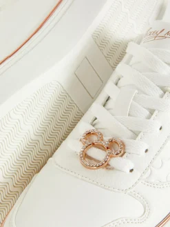 Ténis Cano Baixo Brilho Disney Mickey Mouse