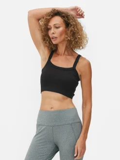 Top Curto Textura Canelada