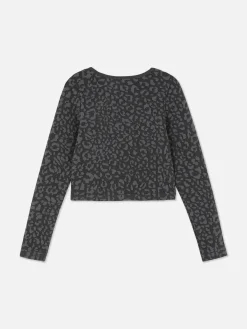 Top Desportivo Estampado Leopardo