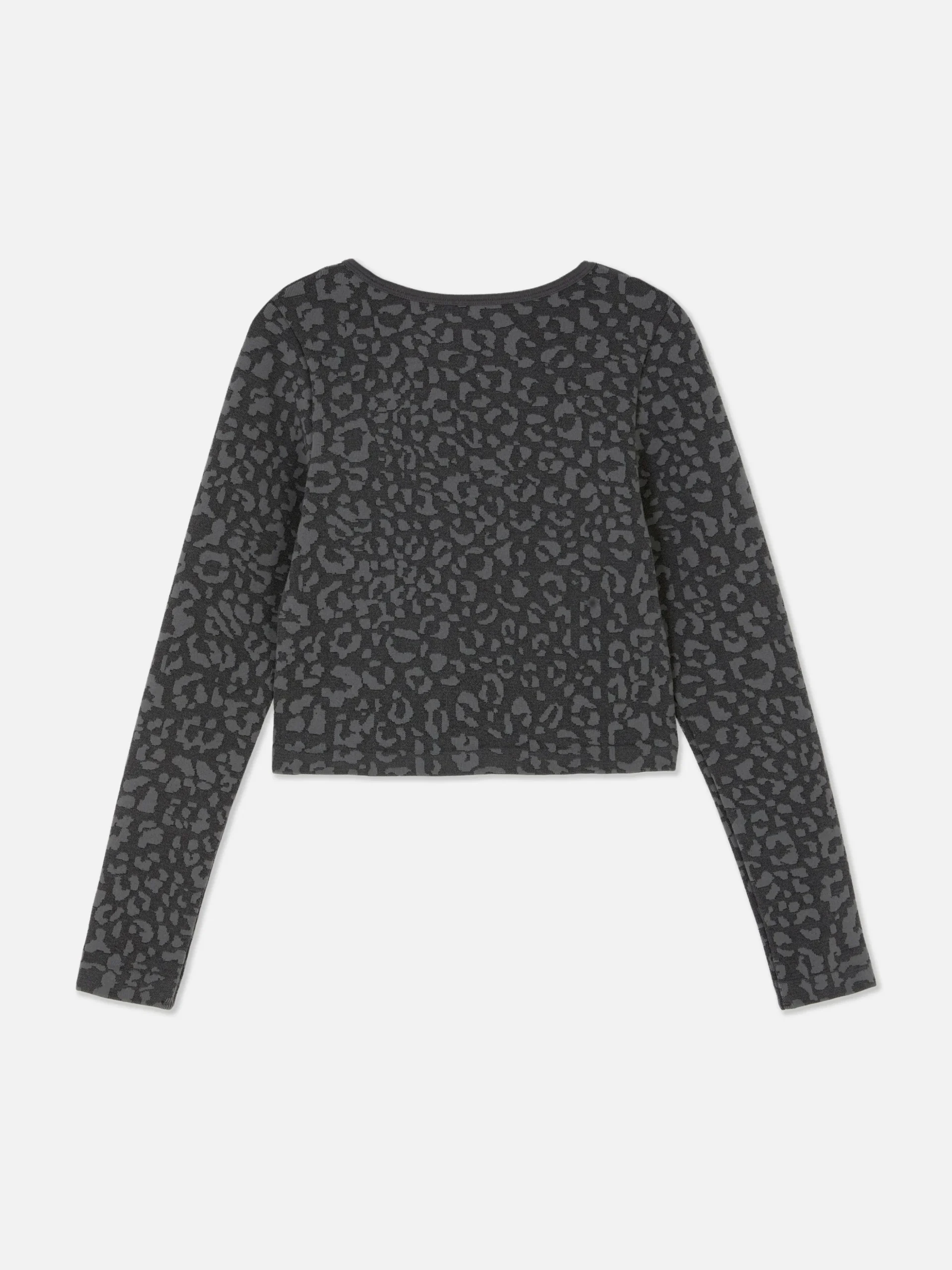 Top Desportivo Estampado Leopardo