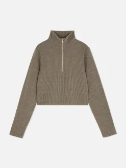 Top Fecho Correr 1/4 Conjunto Coordenado