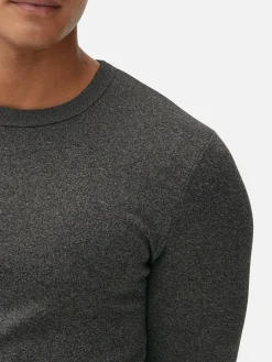 Top Manga Comprida Forro Malha Polar