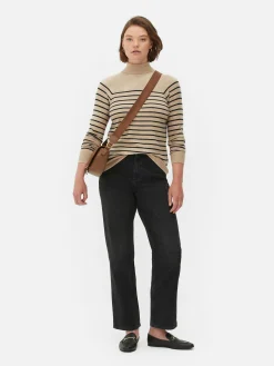 Top Manga Comprida Gola Alta