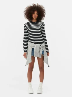 Top Manga Comprida Gola Redonda