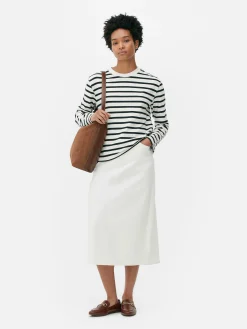 Top Manga Comprida Gola Redonda