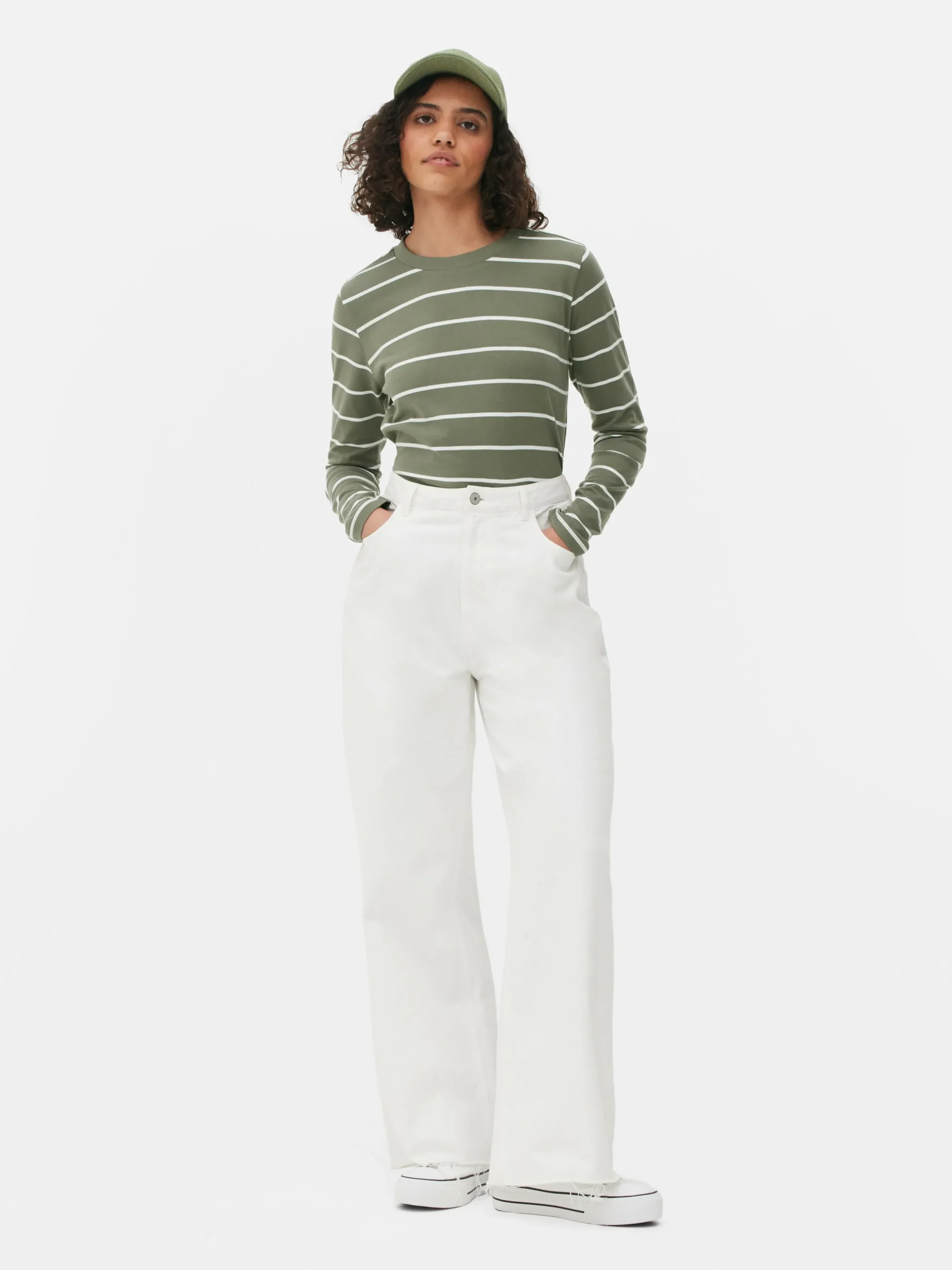 Top Manga Comprida Riscas