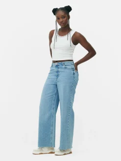 Top S/ Mangas Canelado Rebordo Renda