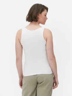 Top S/ Mangas Clássico Algodão