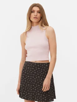 Top S/ Mangas Curto Gola Subida