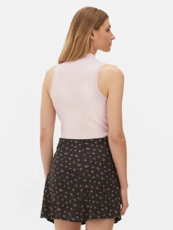 Top S/ Mangas Curto Gola Subida