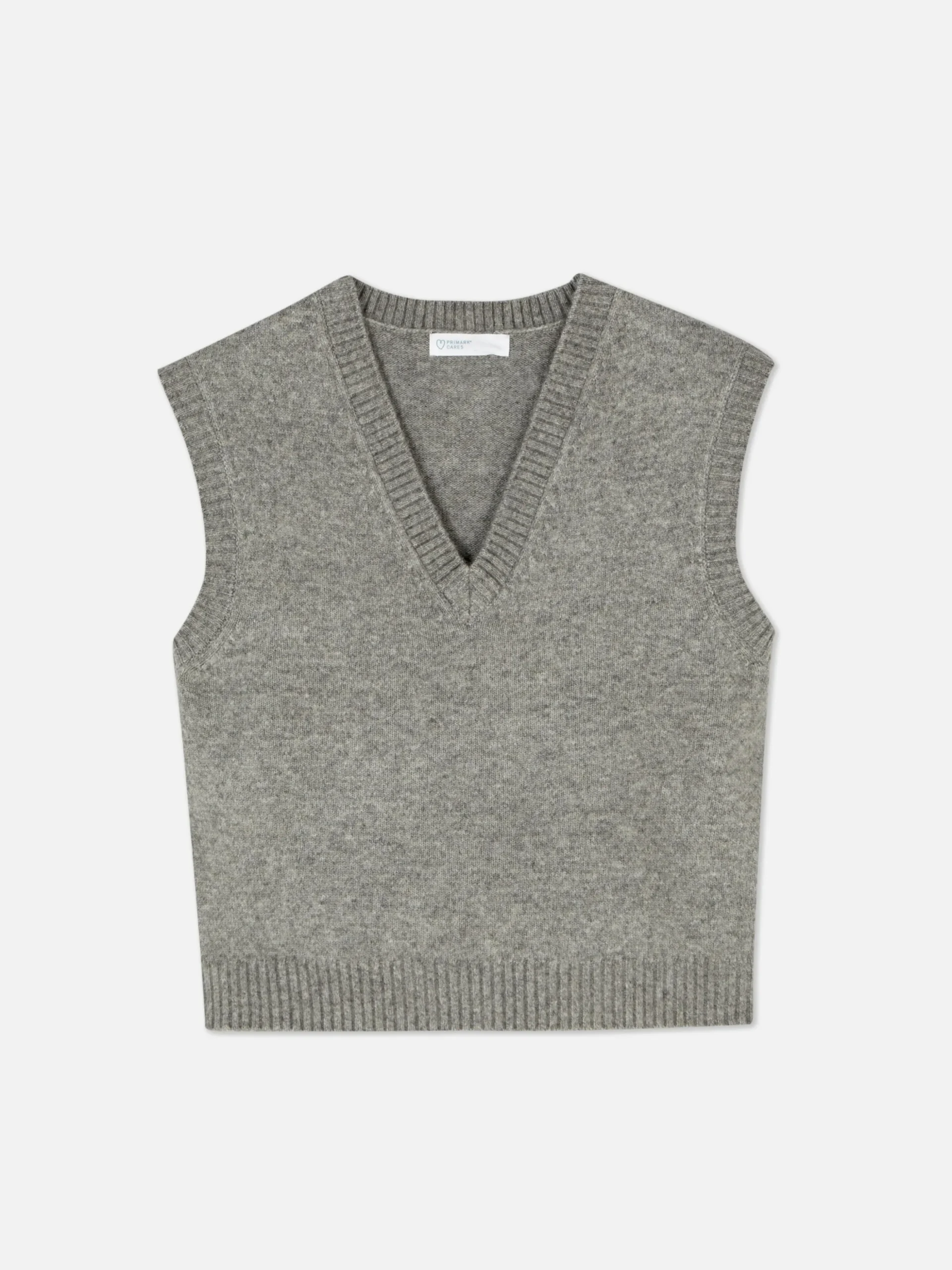 Top S/ Mangas Malha Decote V