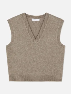 Top S/ Mangas Malha Decote V