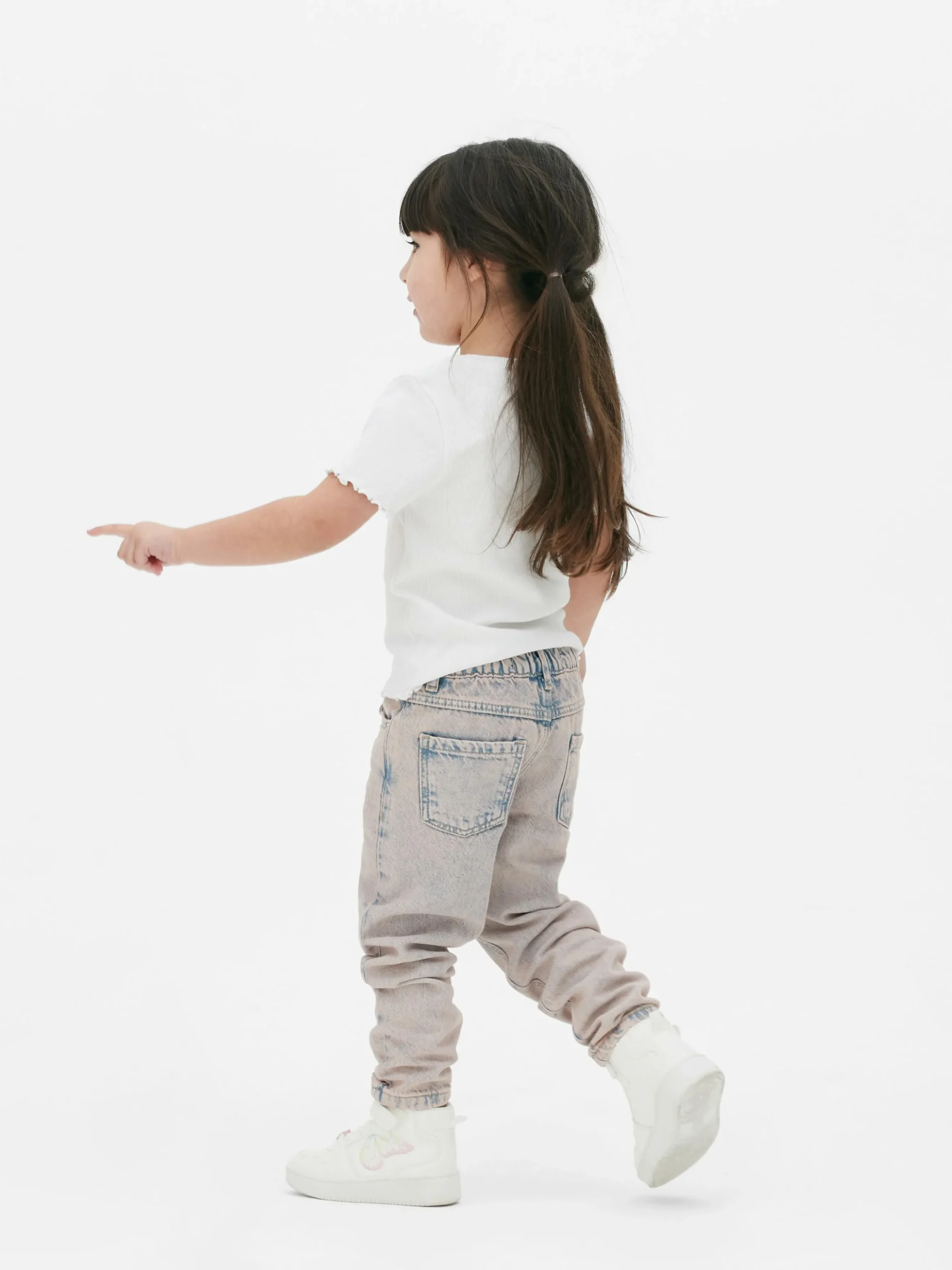 T-shirt Canelada Com Rebordo Franzido Coordenada