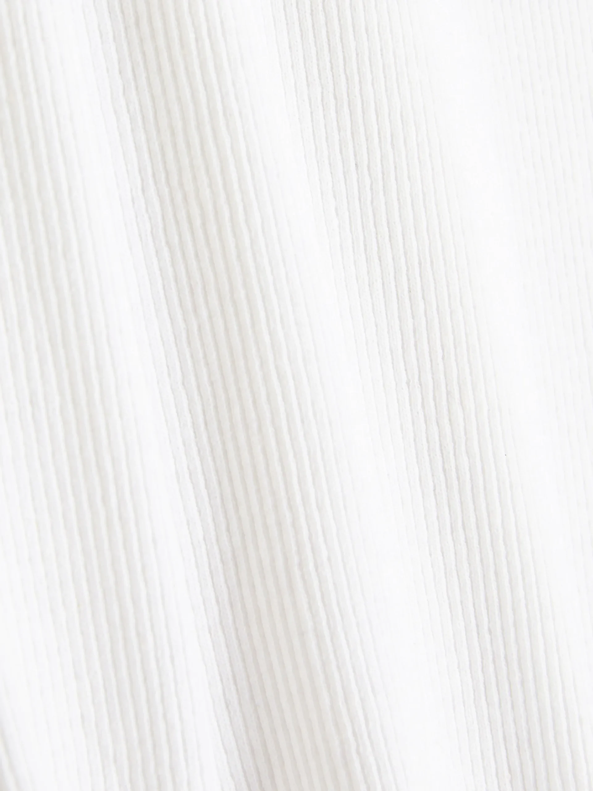 T-shirt Canelada Com Rebordo Franzido Coordenada