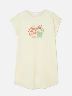 T-shirt Comprida Gola Redonda