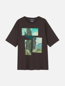 T-shirt Corte Grande Van Gogh Ciprestes