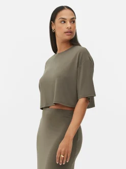 T-shirt Curta Corte Quadrado Coordenada