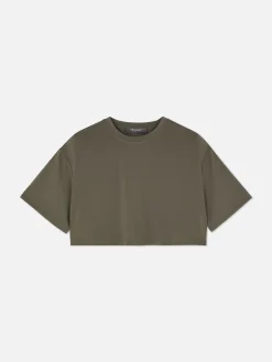 T-shirt Curta Corte Quadrado Coordenada