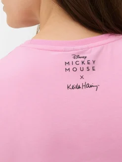 T-shirt Curta Disney Mickey Mouse X Keith Haring